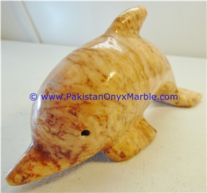 Multi Brown Onyx Dolphins Fish