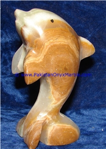 Multi Brown Onyx Dolphins Fish