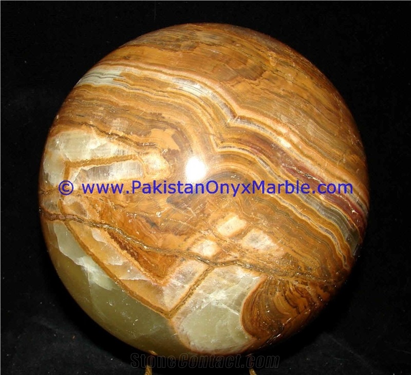 Multi Brown Onyx Sphere Round Ball Room Home Decor
