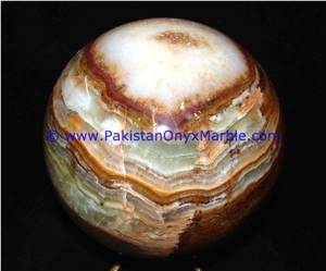 Multi Brown Onyx Sphere Round Ball Room Home Decor