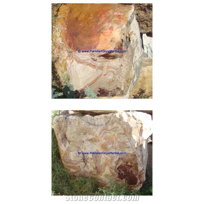 Natural Color Marble Blocks Picasso Rainbow