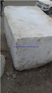 Natural Marble Blocks Ziarat White Carrara White
