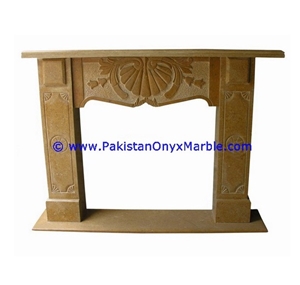 Natural Marble Fireplaces Indus Gold