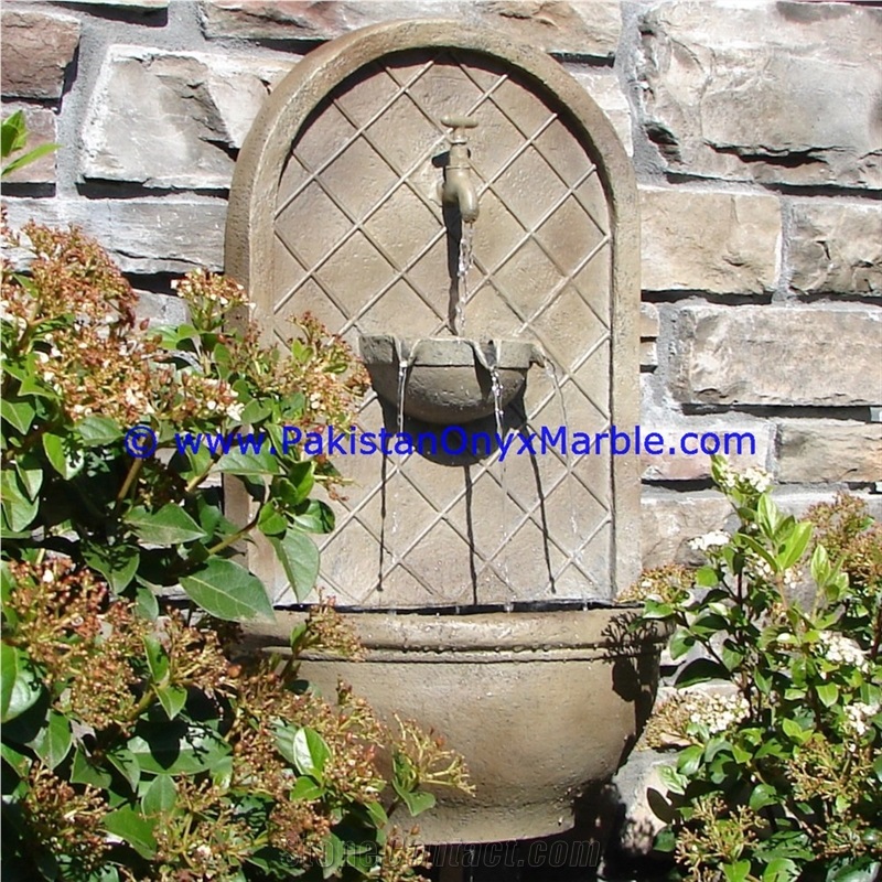 New Designs Wall Marble Water Fountain, Outdoor Wall Hanging Water Features
