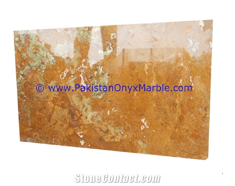 New Price Multi Brown/Golden Onyx Slab Collection