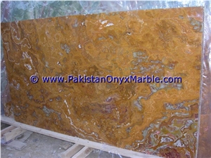New Price Multi Brown/Golden Onyx Slab Collection