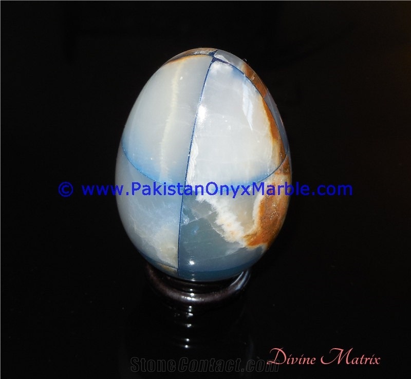 Onyx Eggs Shaped Lamp