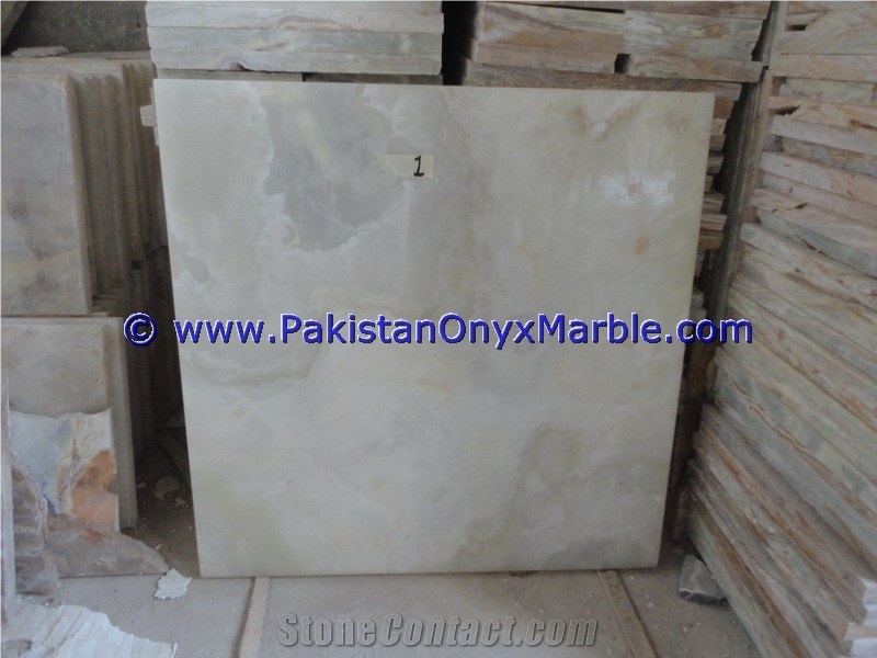 Pakistan White Onyx Tile