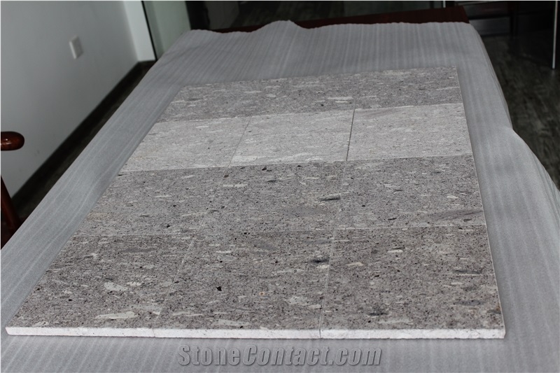 Crystal Grey Granite Tiles for Floor Paving