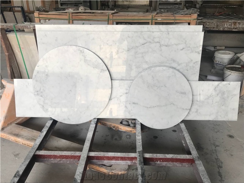 Carrara White Marble Table