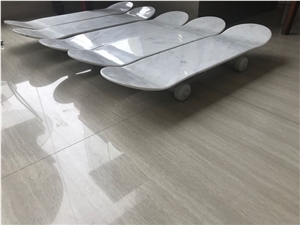 Marble Skateboards, White Marble Stone Handicrafts,Stone Gifts