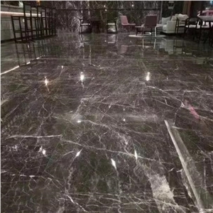 China Black Nero Marquina Marble with White Veins