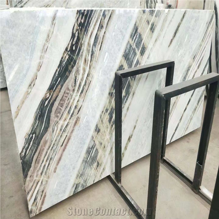 China Blue Danube Marble Stone Slabs and Tiles