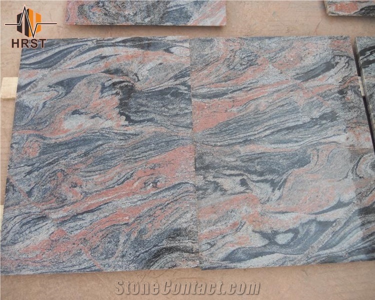 China Factory Multicolor Red Granite Tiles Slabs