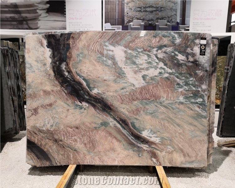 China Luxury Stone Royal Orchid Marble Stone Slabs