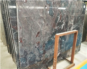 China Northern Spring Red Marble Stone Slabs