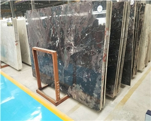 China Northern Spring Red Marble Stone Slabs