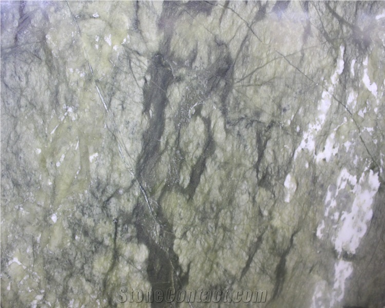 China Polished Dandong Green Marble Slab