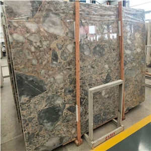 China Supplier Ice Blue Marble Stone Slab and Tile