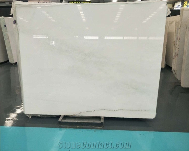 Chinese Han White Alabaster Marble Stone Slabs