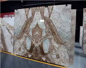 Coral Onyx Slabs for Room Wall Panels Good Price
