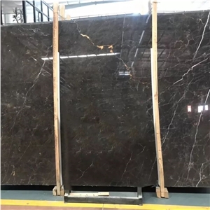 Cost Effective Imperial Brown Marble White Veins