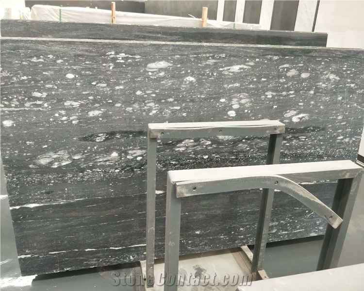 Hot Selling Black Ocean Star Marble Stone Slabs