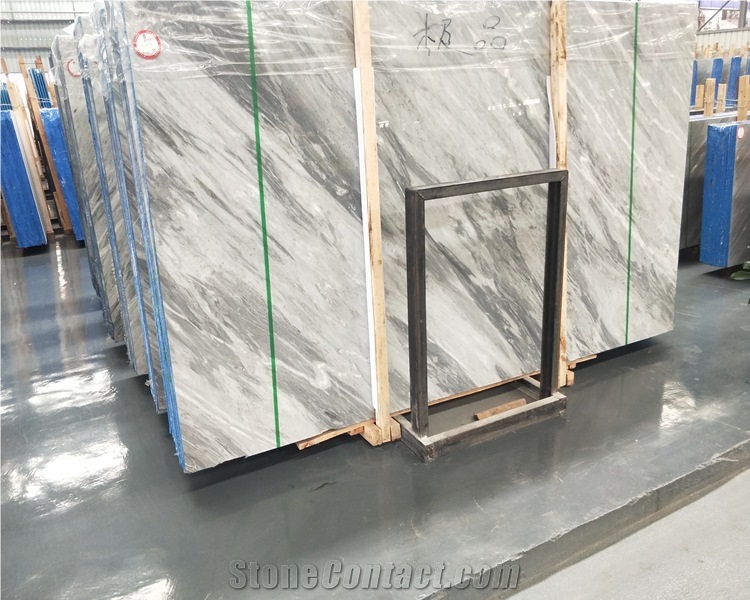 Italian Florence Grey Marble Stone Slabs and Tiles