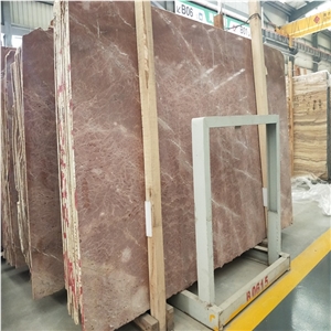 Italy Champagne Red Marble Stone Slabs