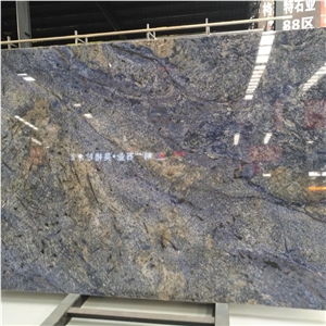 Natural Blue Bahia Granite Big Stone Slabs