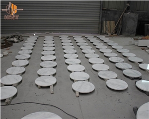 Oriental White Marble Stone Slabs for Kitchen