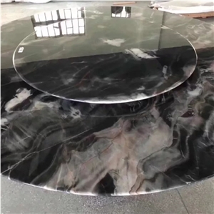 Phantom Black Marble Table Top