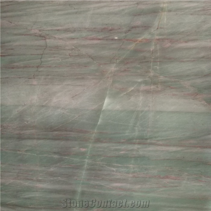 Polished High Quality Jaya Green Veins Quartzite