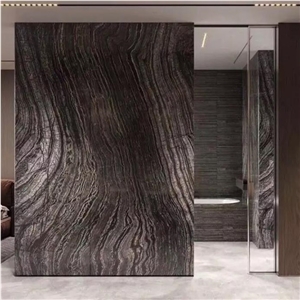 Room Design Brown Ancient Wood Grain Marble