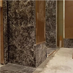 Silver Fox Marble Slabs for Bathroom Design