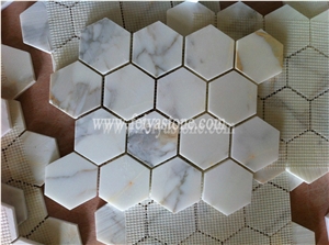 Calacatta White Marble Mosaic