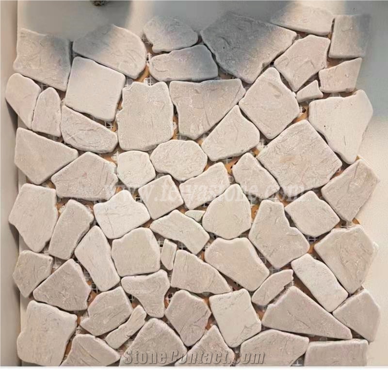 Crazy Pattern Limestone Mosaic Pattern