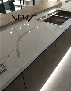 Vm13# Polyurethane Faux Stone Quartz Kitchen Countertops