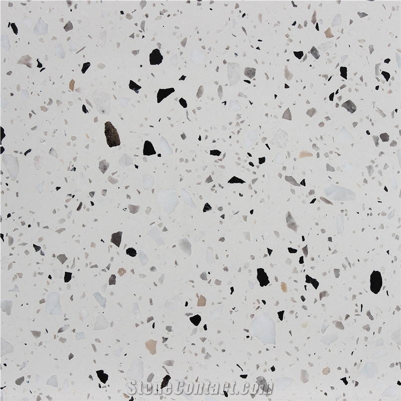 Beige Cement Terrazzo Slab and Flooring Tiles