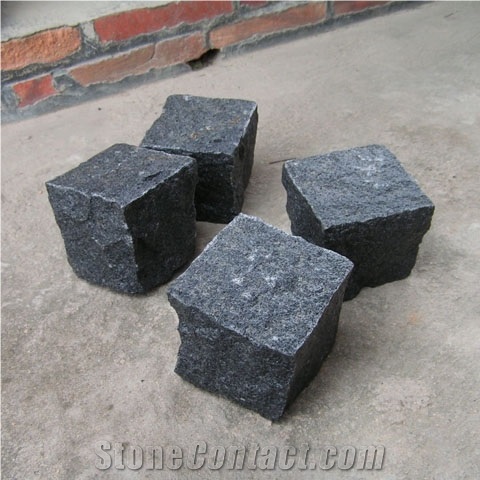 G654 Granite Exterior Cube Stone Walkway Pavers