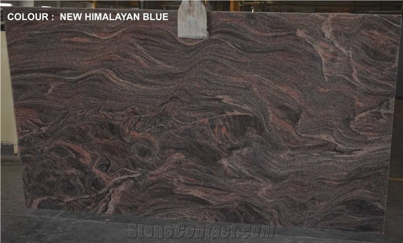 New Himalaya Blue Granite Slabs - Premium Quality