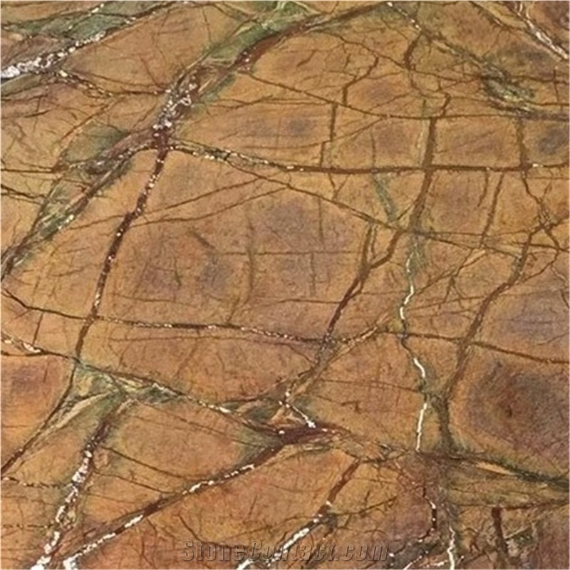 Bidaser Rainforest Golden Marble Slab Tile Price