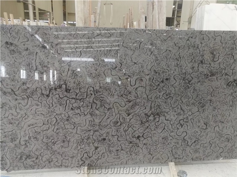 Chinese Gulong Oracle Grey Marble Slab Price