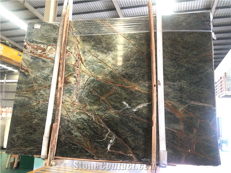Indian Bidasar Green Marble Slab Tile Price