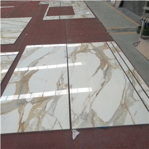 Layout Italy Calacatta Gold Marble Wall Tile Price