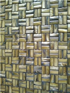 Natural Abalone Shell Mosaic Bathroom Wall Tiles