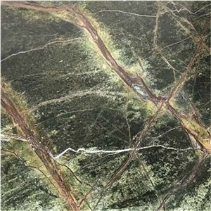 Polished Rain Forest Green Marble Slab Price