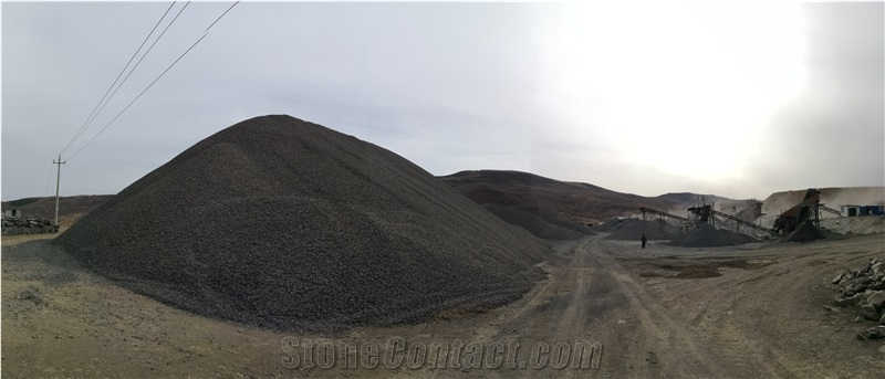 Quarry Price Crushed Black Basalt Gravel for Sale