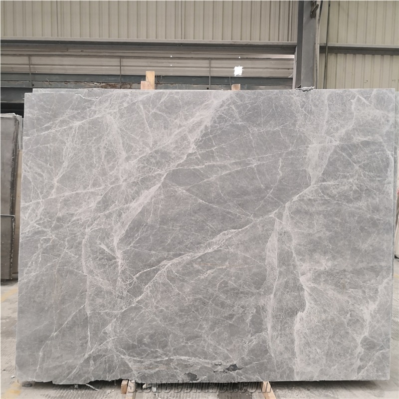 Silver Ermine Mint Sable Grey Marble Slab Price