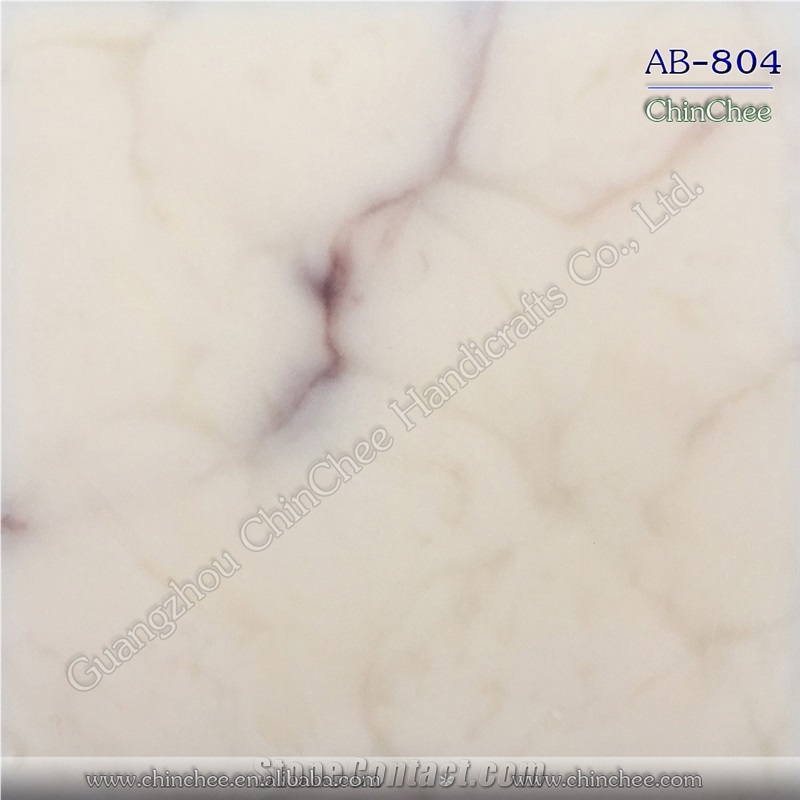 Artificial Stone Snow White Marble Tile and Slab